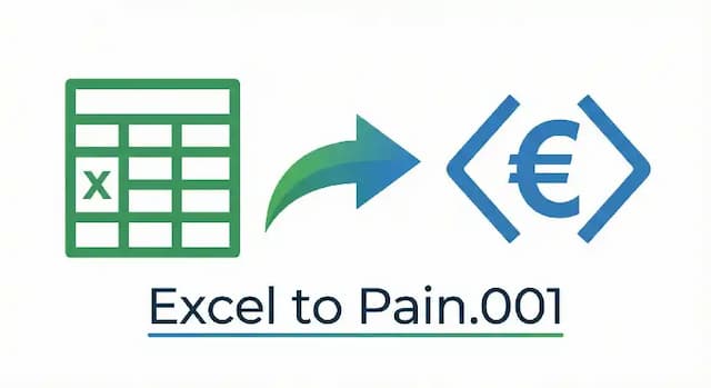 Excel to Pain.001